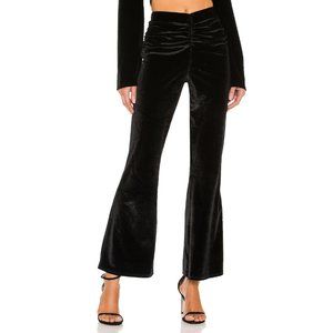 Michael Costello x Revolve Ruched Flared Pant S